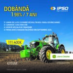 JOHN DEERE 6155M – Dobanda de doar 1,98% pe 7 ani