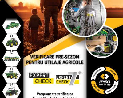 EXPERT CHECK – VERIFICARE PRESEZON PENTRU UTILAJE AGRICOLE