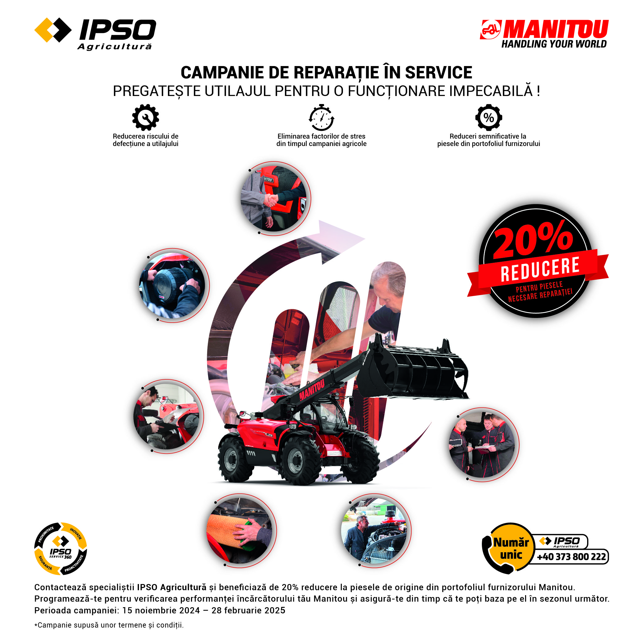 Manitou – Campanie de reparatii in service!