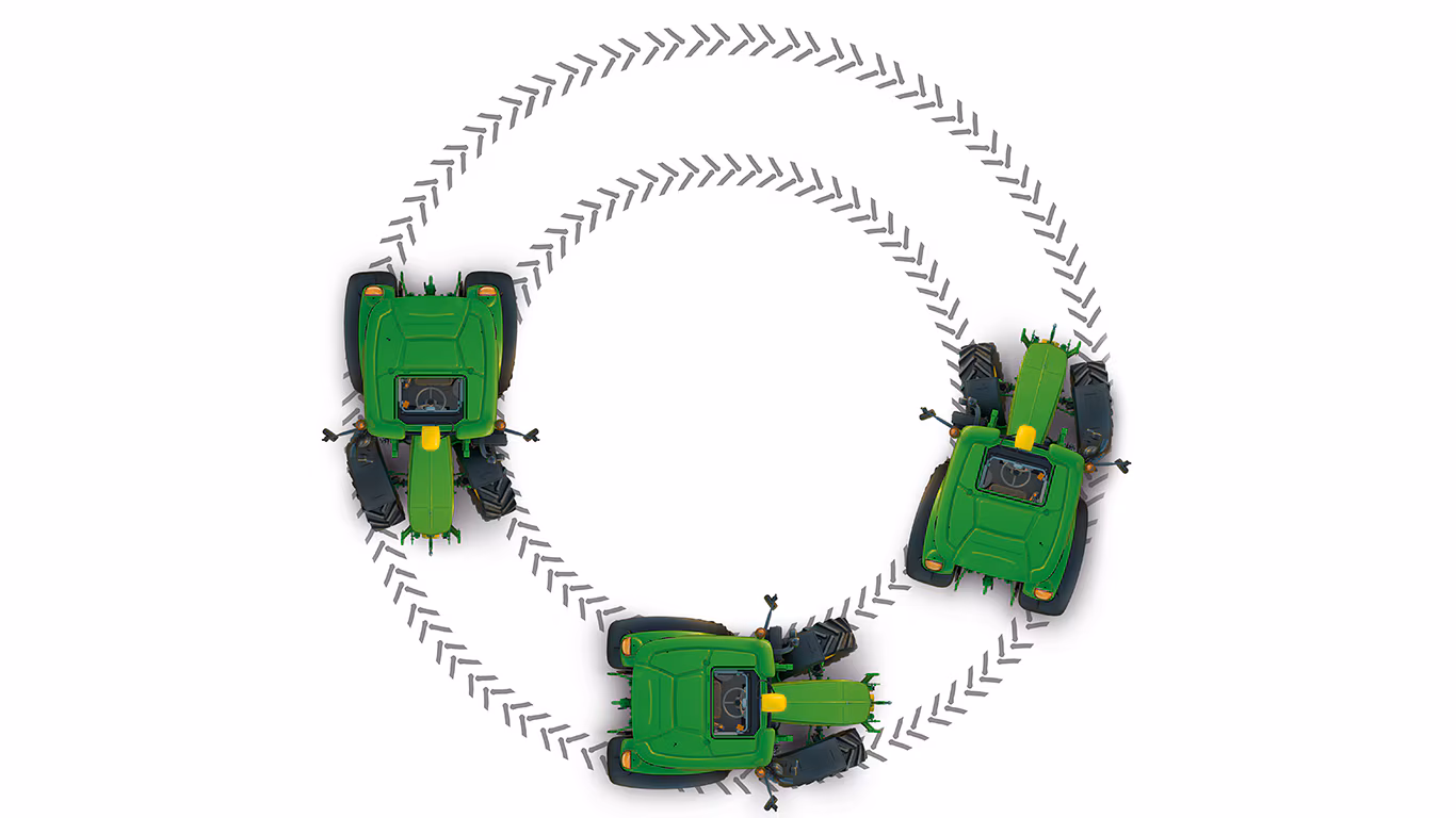 Șasiu scurt Tractor John Deere 6M 95 IPSO