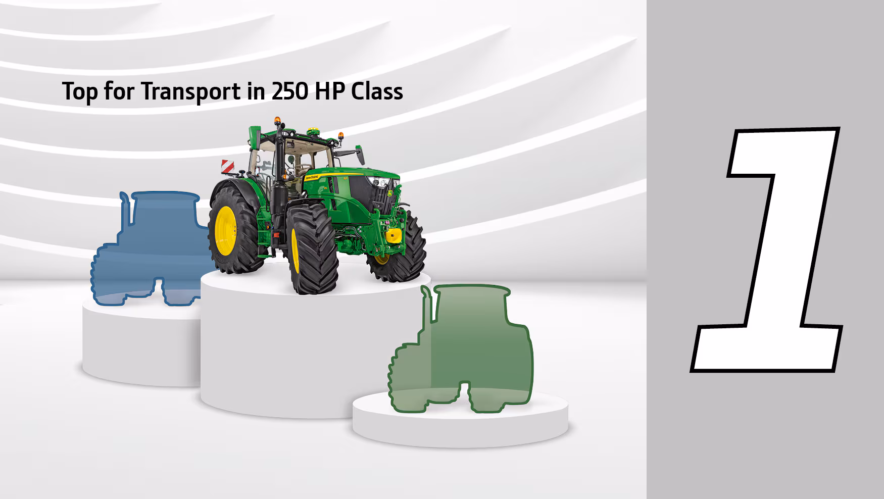 Consum mai scăzut de carburant Tractor John Deere 6R 215 IPSO