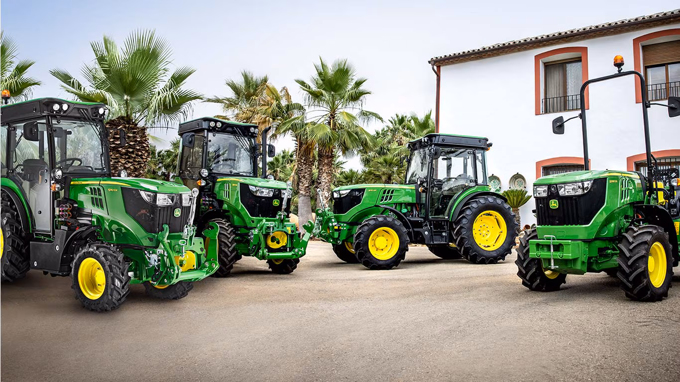 Tractoare John Deere Seria 5G pentru culturi de excepție disponibile prin IPSO